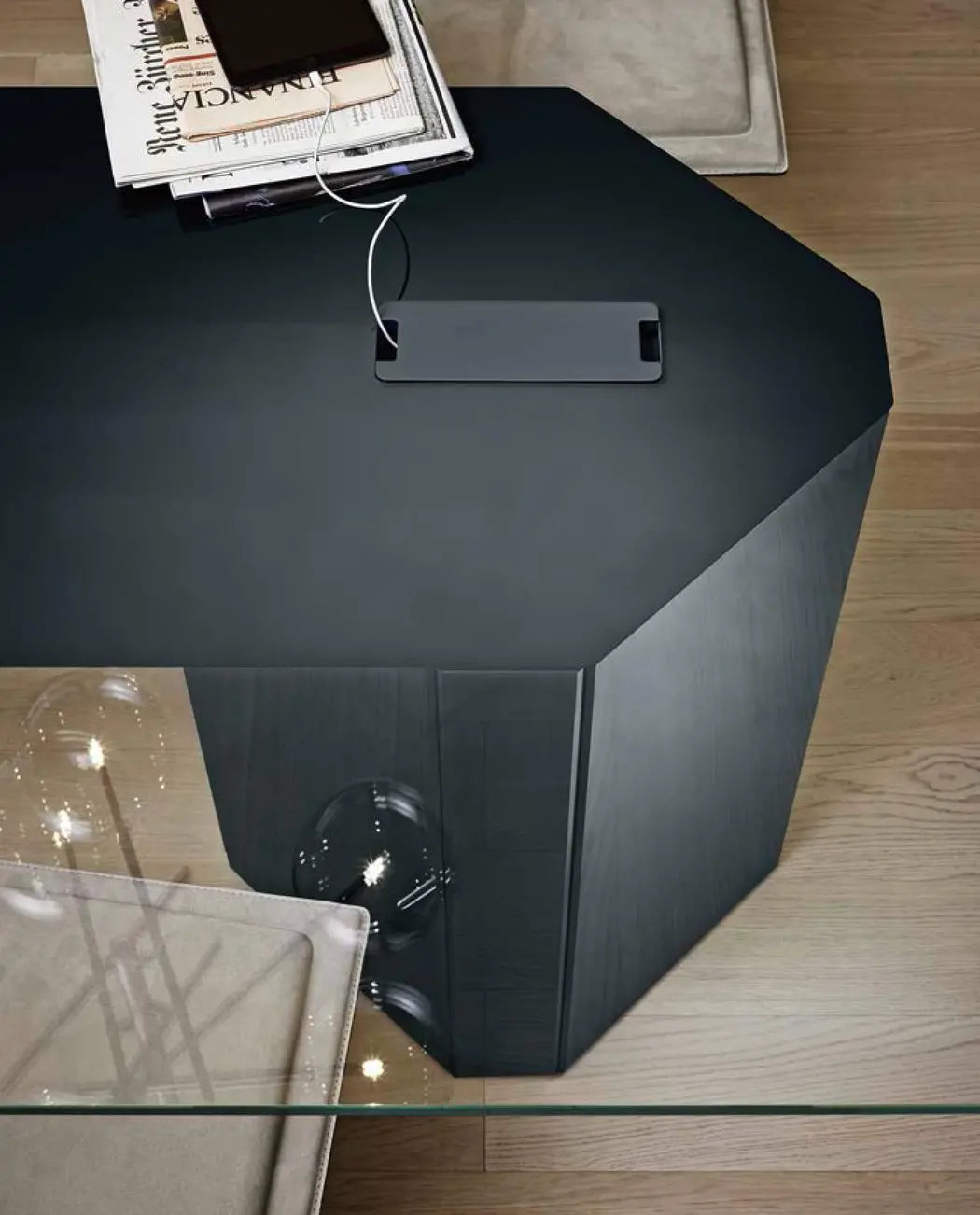 Glass Executive Desk