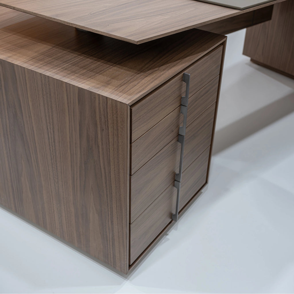 Connect Executive Leather Desk