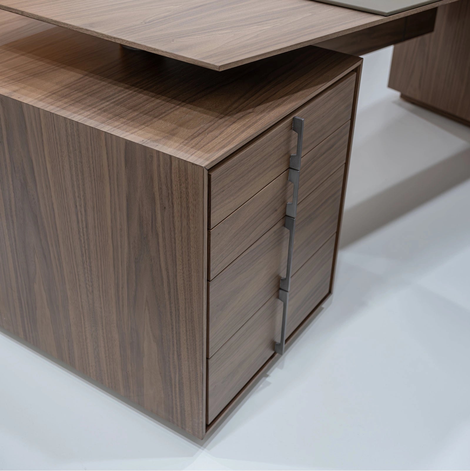 Connect Executive Leather Desk